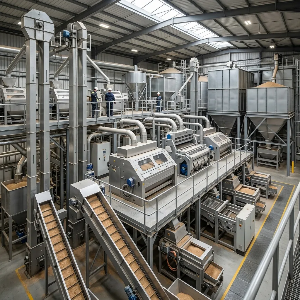 Jowar Processing Plant Interior